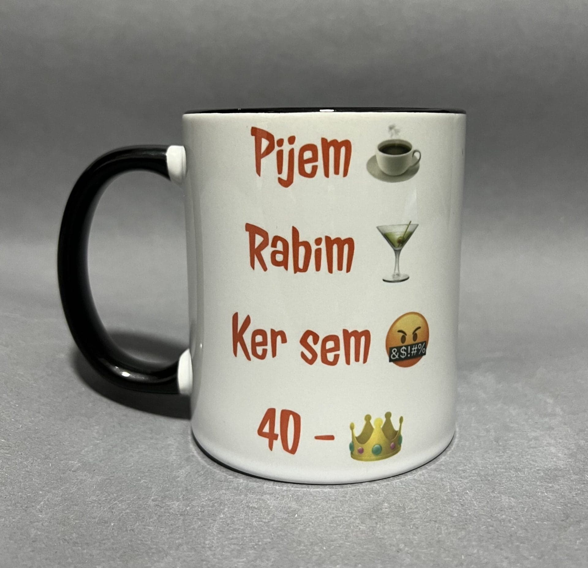 Skodelica darilo za 40 let