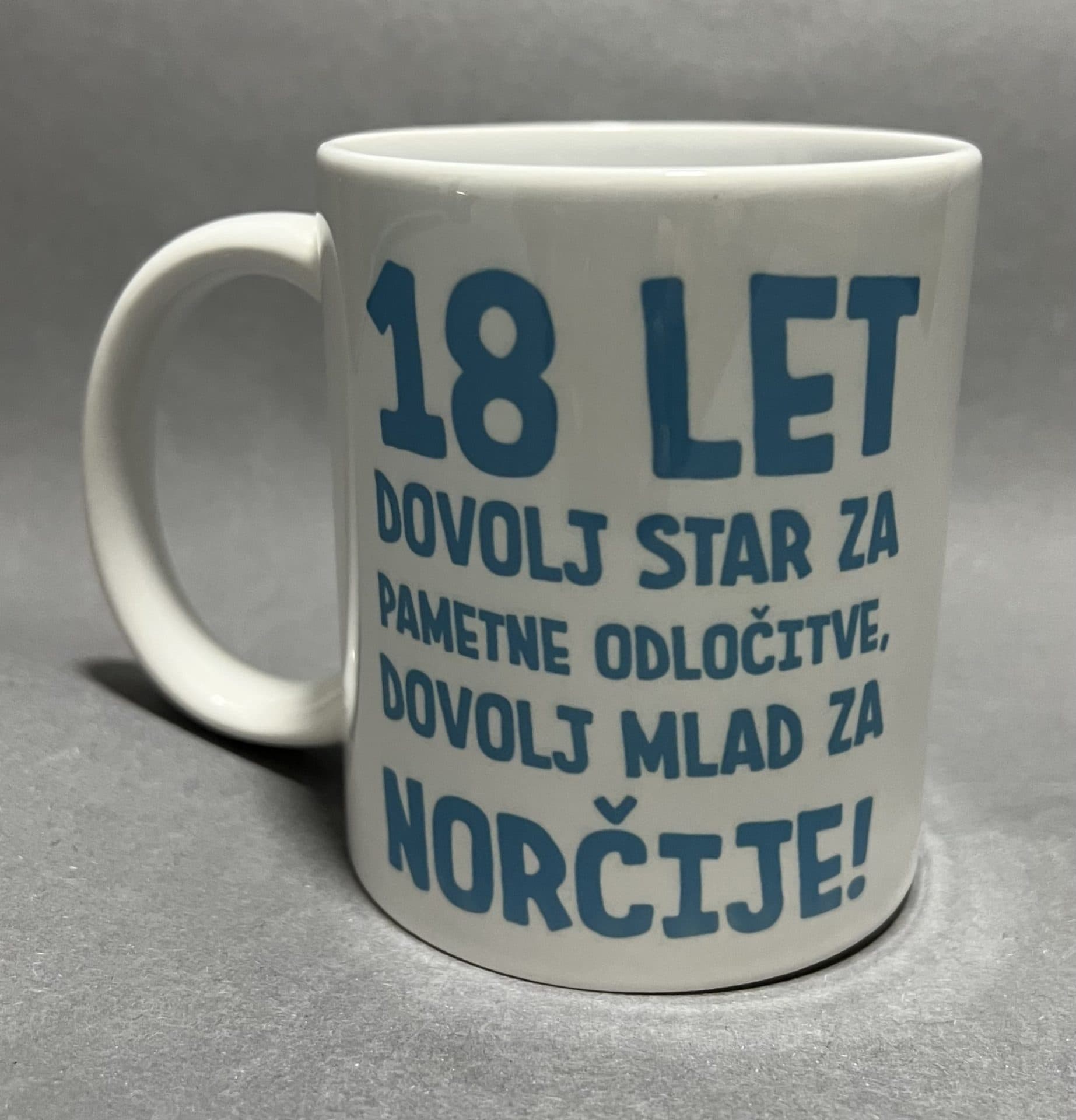 Skodelica za 18 let – darilo