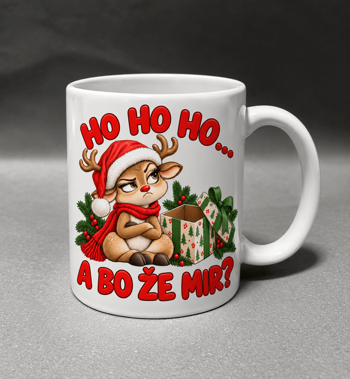 Božična skodelica – Ho ho ho… A bo že mir?