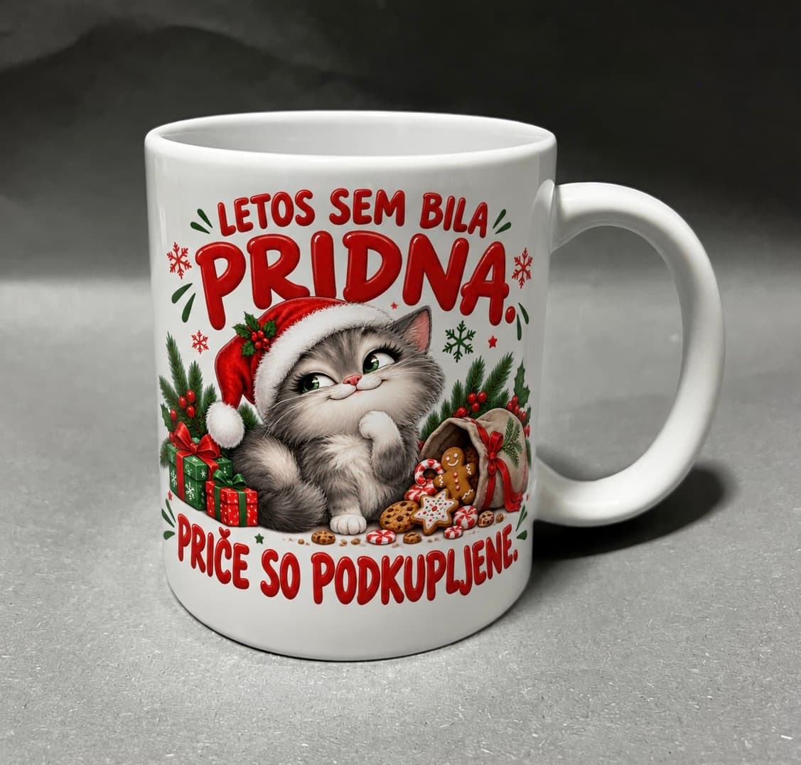 Božična skodelica – Letos sem bila pridna