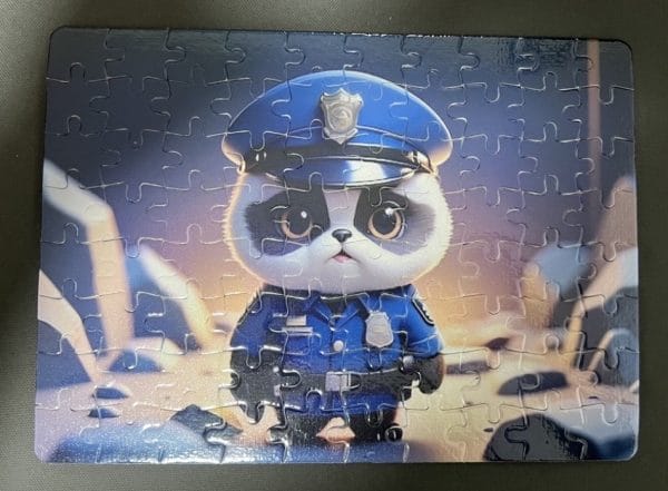 Puzzle policaj
